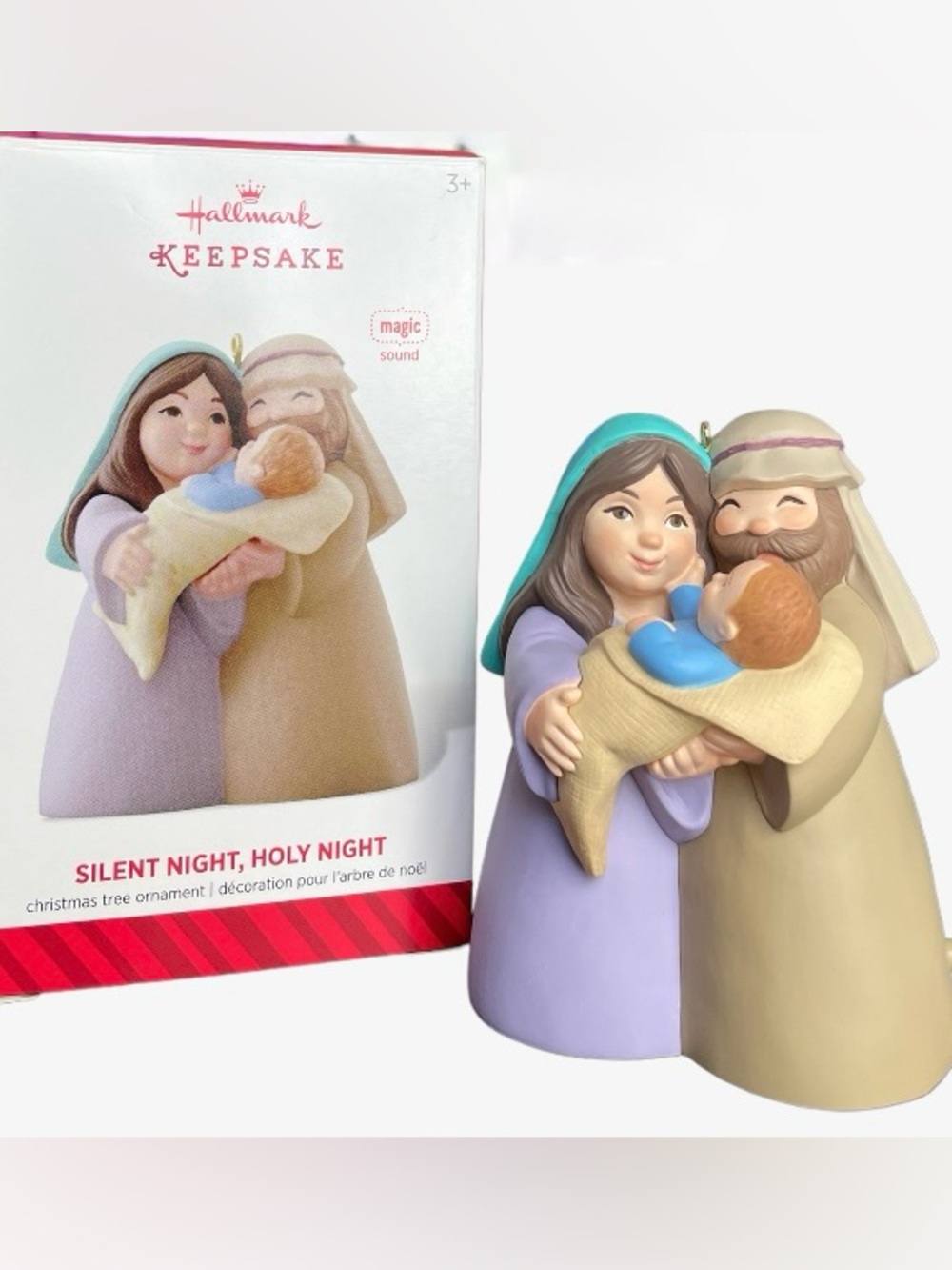NWOT 2014 Musical Hallmark Silent Night Holy Night Ornament